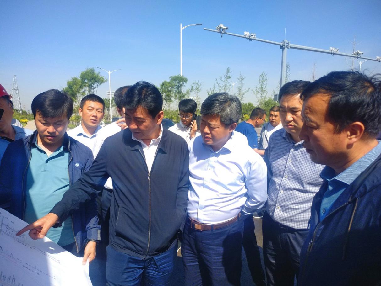 晉中市副市長赴山西建投承建的晉中市重點(diǎn)工程調(diào)研
