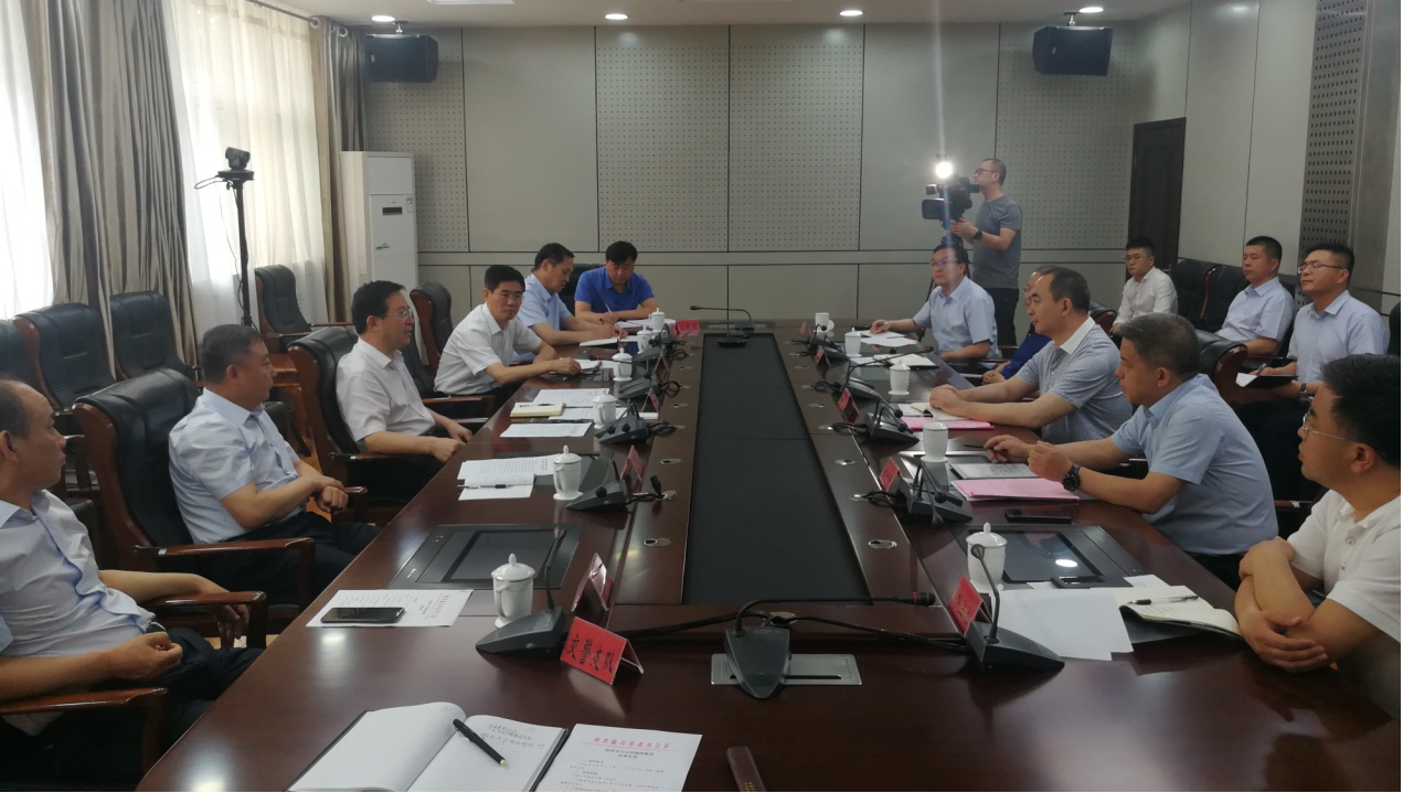 山西建投黨委書記、董事長孫波與臨汾市委書記董一兵會(huì)談