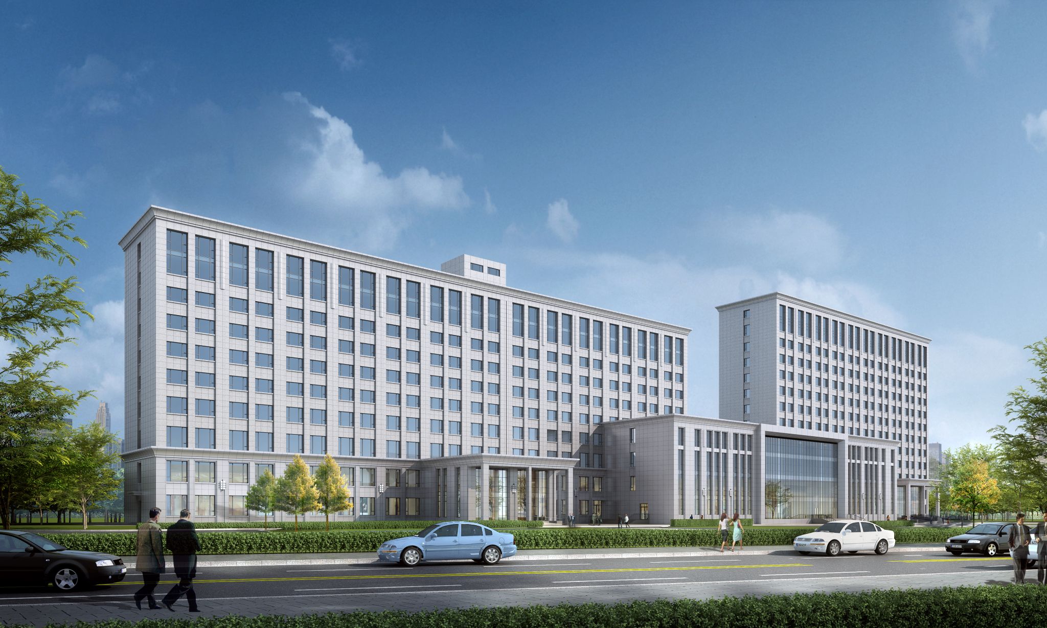 山西建投四建集團西上莊項目綜合服務樓實現(xiàn)封頂