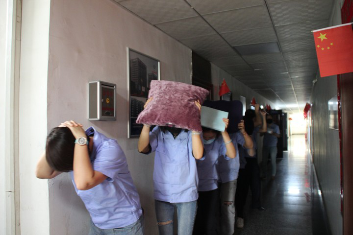 山西建投四建集團舉行防震減災應急演練