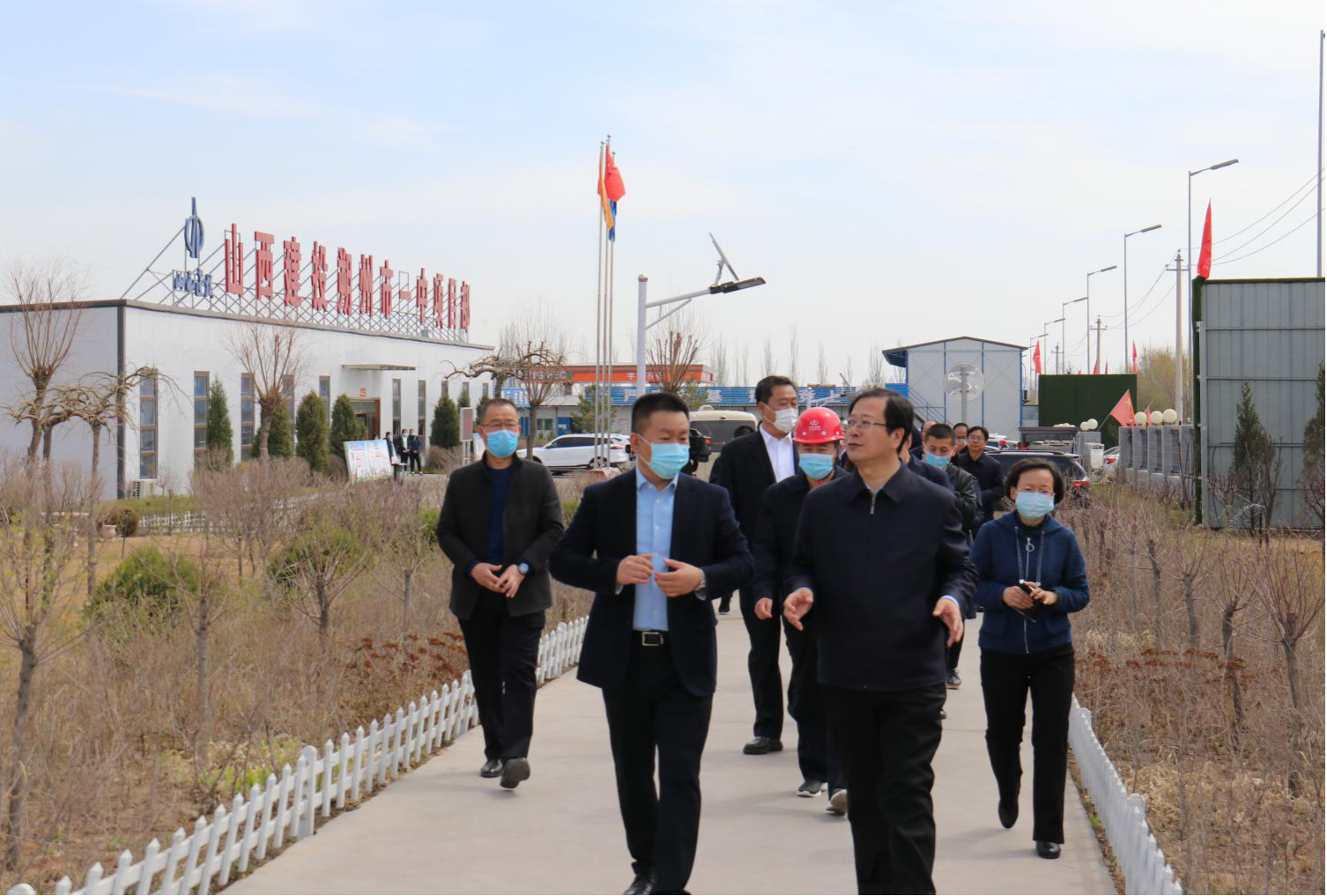 朔州市委書記帶隊在山西建投總承包部承建的朔州市一中新校區(qū)建設項目調(diào)研