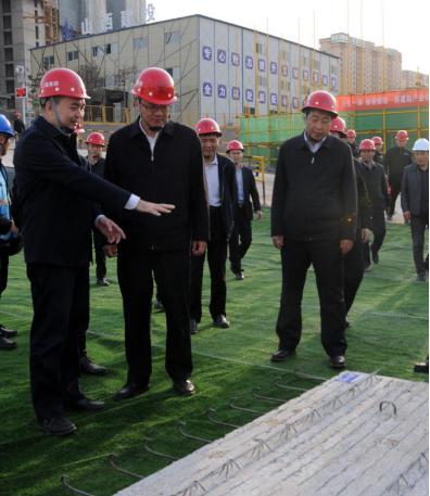 副省長賀天才蒞臨建投集團(tuán)裝配式建筑泰瑞城項目走訪調(diào)研