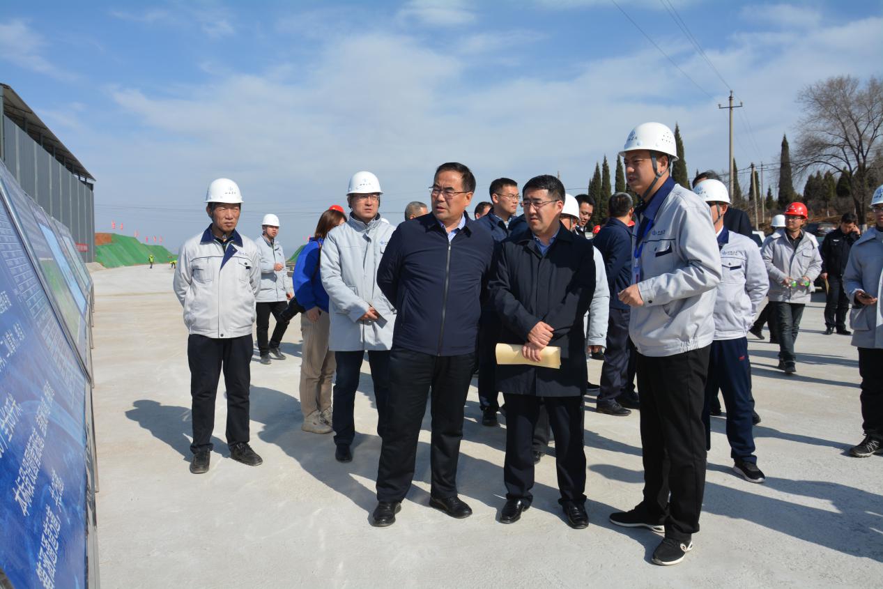 晉城市常務副市長張利鋒到山西建投國道342晉城過境段PPP項目調研指導