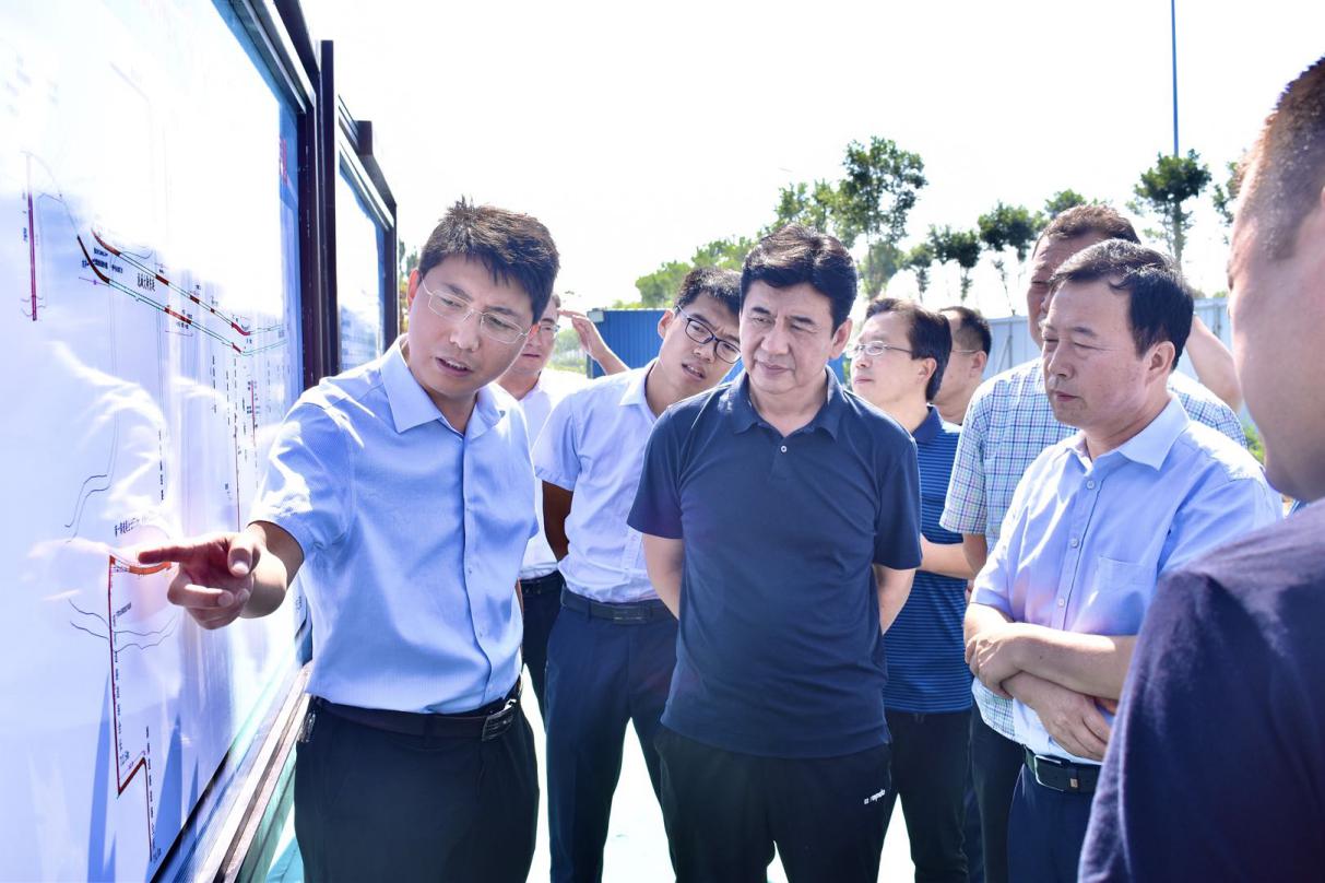 晉中市副市長在山西建投晉中指揮部在建項目調(diào)研